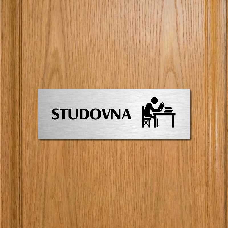 Studovna, 240x79mm, zlatá popiska 